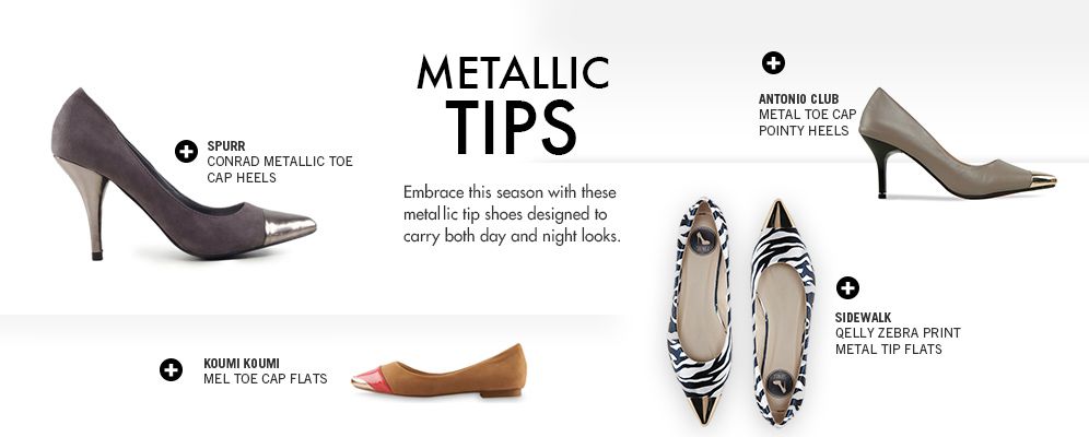 Metallic Tip Shoes