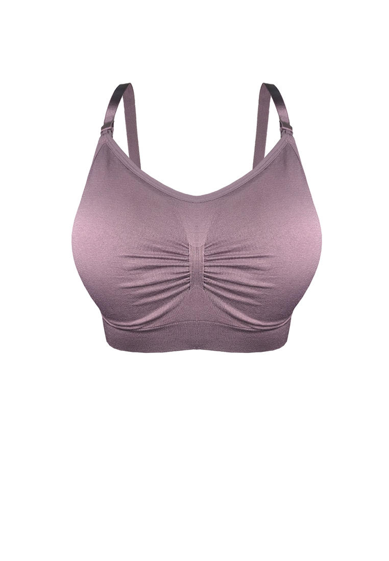 9months Maternity Mauve Plus Size Maternity Nursing Bra