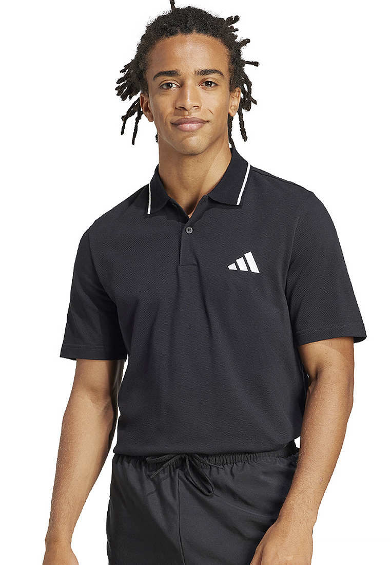 ADIDAS Essentials Small Logo Piqué Polo Shirt