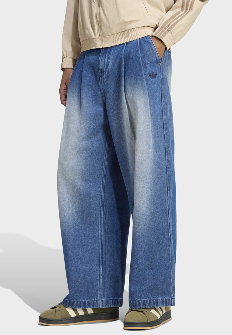 ADIDAS Mid-Rise Wide Leg Jeans