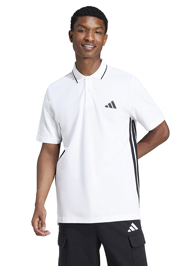 ADIDAS Essentials 3-Stripes Piqué Polo Shirt