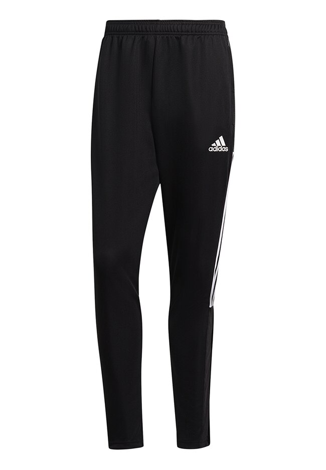 Adidas Men's Tan Logo Black Sweatpants Pants FJ6332