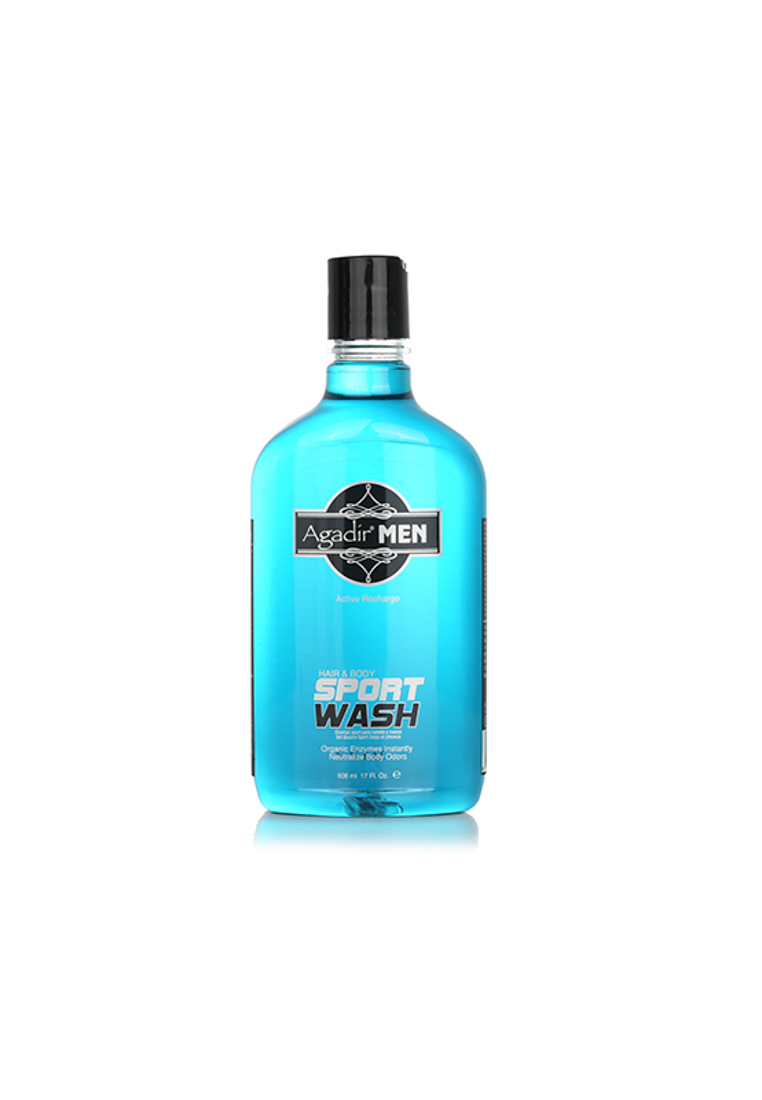 Agadir Argan Oil AGADIR ARGAN OIL - Agadir Men Active Recharge Hair & Body Sport Wash 508ml/17oz