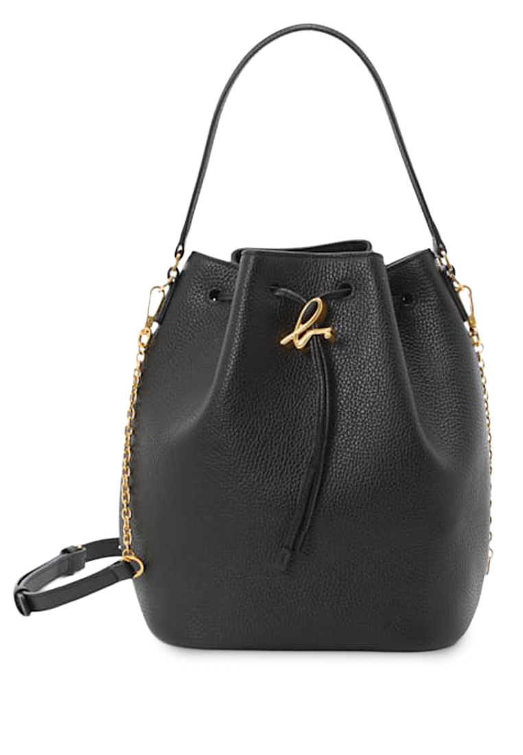 agnès b. b. Logo Drawstring Bucket Bag
