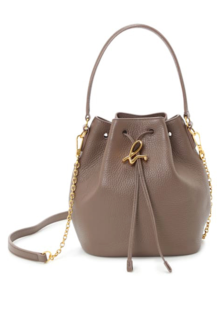 agnès b. b. Logo Drawstring Bucket Bag