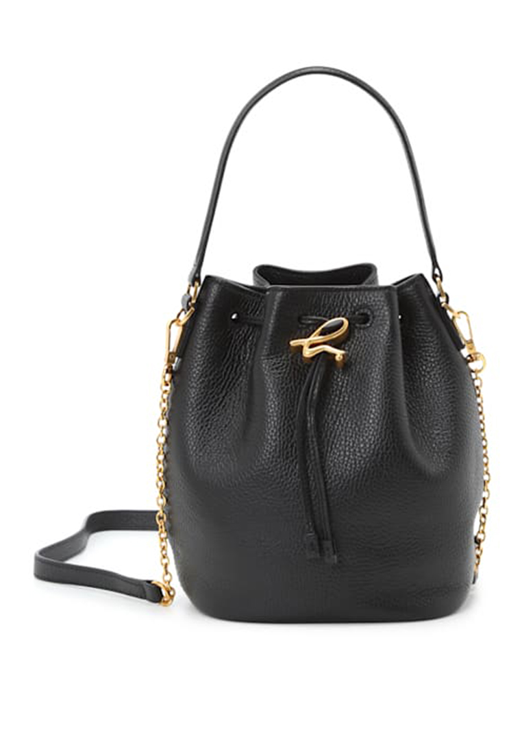 agnès b. b. Logo Drawstring Bucket Bag
