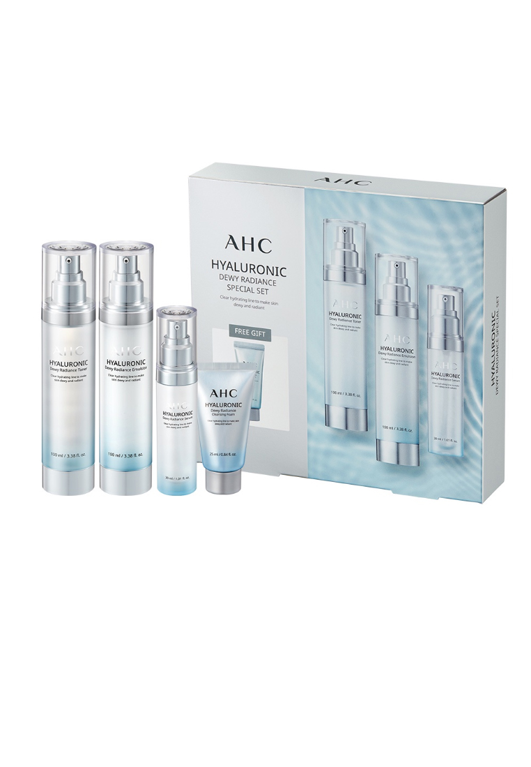 AHC AHC - Hyaluronic Dewy Radiance Special Set (Toner + Emulsion + Serum)