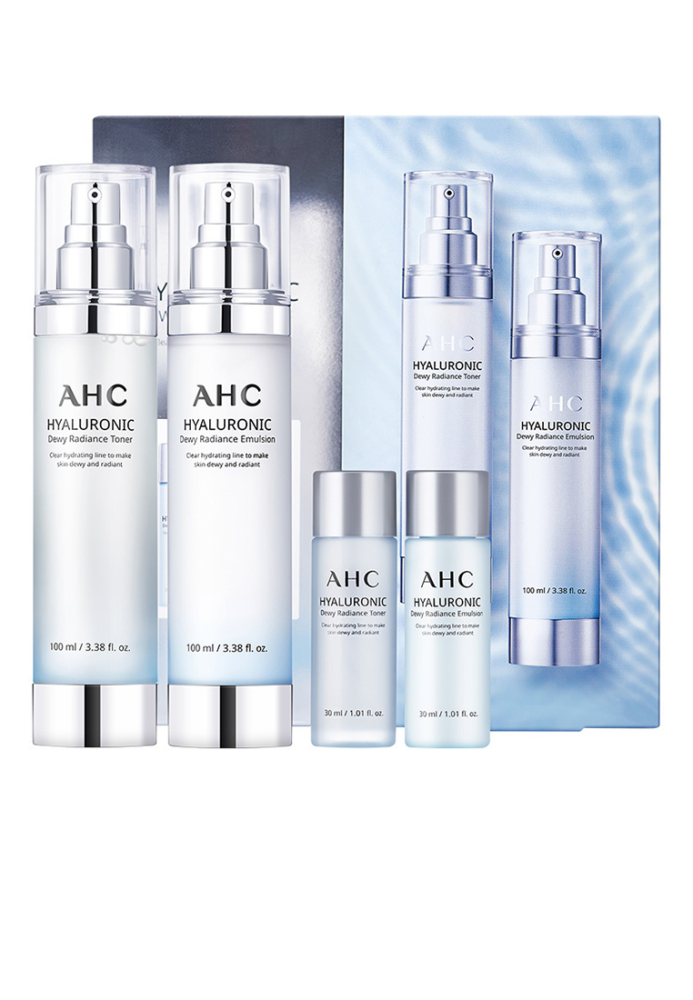 AHC AHC - Hyaluronic Dewy Radiance Set | Set of 4 | Random Version