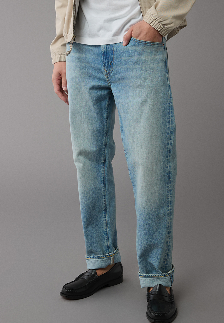American Eagle Light Clean Original Straight Jeans