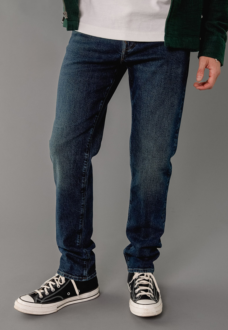 American Eagle Patched Slim Straight Jeans