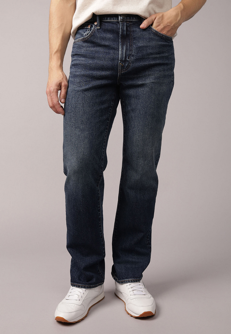 American Eagle Dark Clean Relaxed Straight Jeans