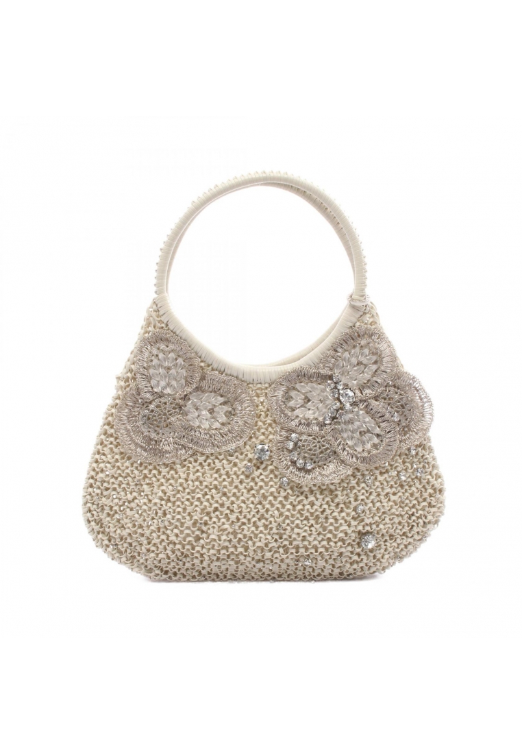 Anteprima Pre-Loved Anteprima wire bag Handbag PVC off white Bijou