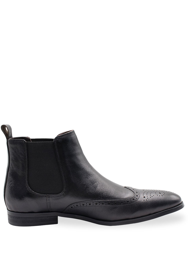 Arden Teal Bariloche Black Chelsea Boots
