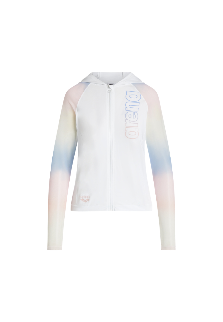 ARENA LADIES SUNRISE MESH SLEEVES FULL ZIP JACKET WITH HOOD