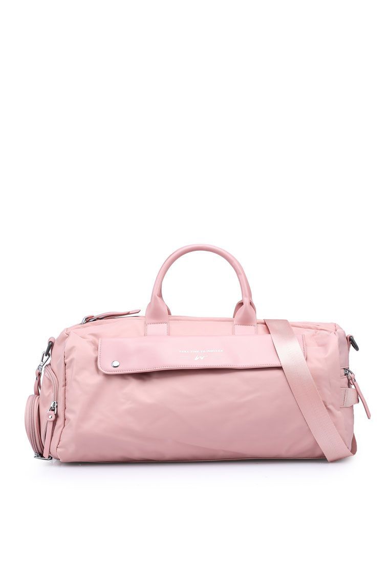 Bagstation PU Trimmed Travel Duffle/Gym Bag