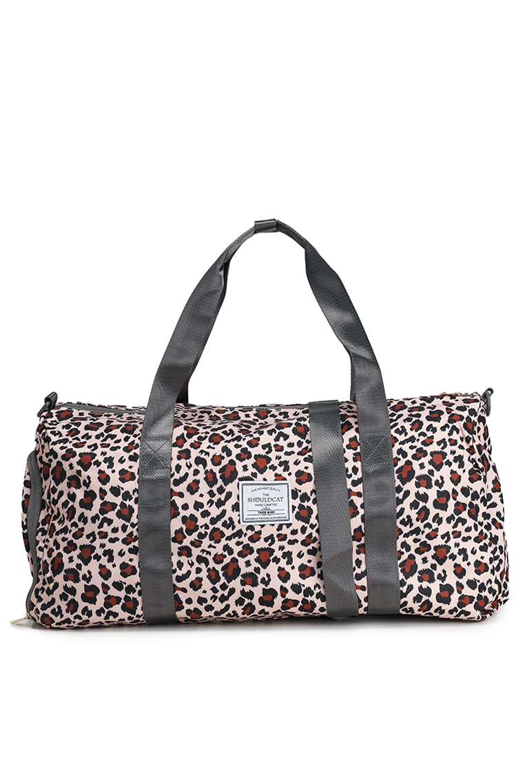 Bagstation Quilted Travel Duffle Gym Bag with Pouch