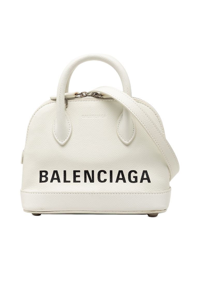 Balenciaga Pre-Loved Balenciaga Xxs Calfskin Ville Top Handle Bag