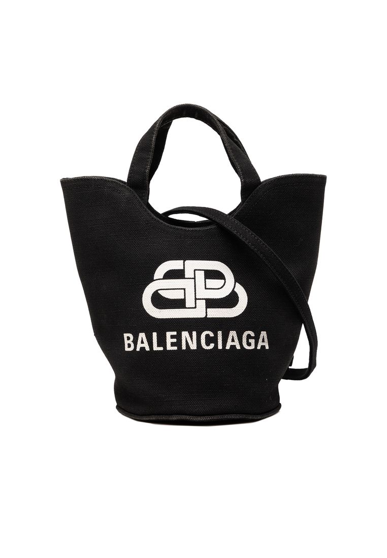 Balenciaga Pre-Loved Balenciaga Canvas Wave Tote Xs
