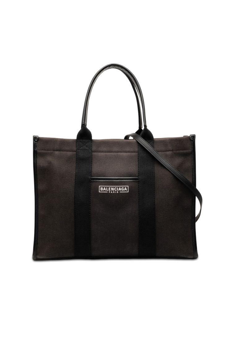 Balenciaga Pre-Loved Balenciaga Medium Canvas Hardware Tote