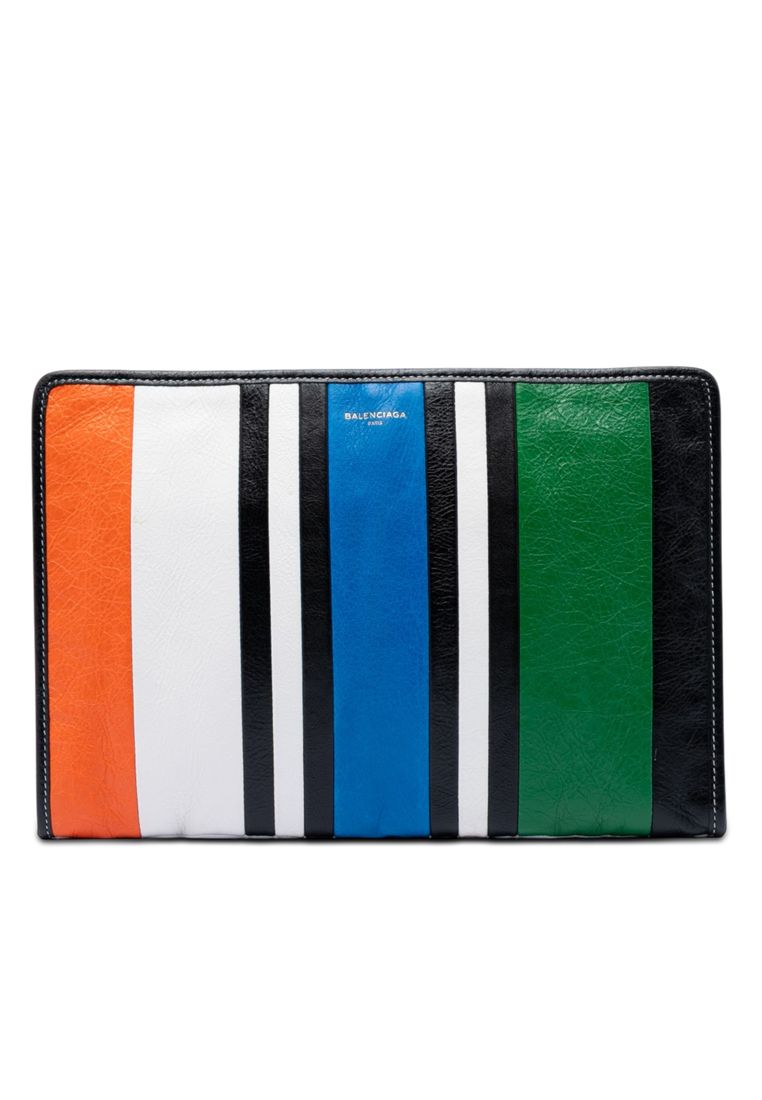 Balenciaga Pre-Loved Balenciaga Lambskin Bazar Clutch