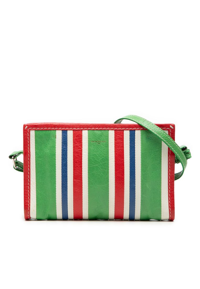 Balenciaga Pre-Loved Balenciaga Lambskin Bazar Crossbody