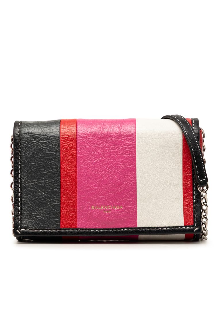 Balenciaga Pre-Loved Balenciaga Lambskin Bazar Crossbody