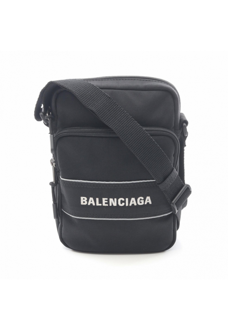 BALENCIAGA Pre-Loved BALENCIAGA sports Shoulder bag Nylon black