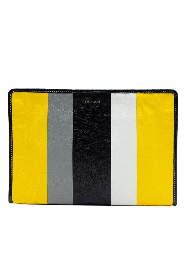 Balenciaga Pre-Loved Balenciaga Lambskin Bazar Clutch