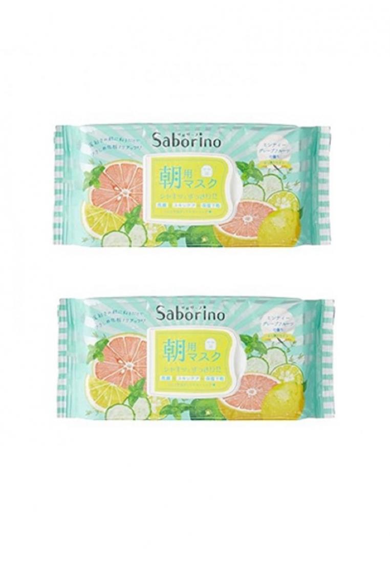 BCL （2pcs) BCL Saborino  Morning Face Mask 32pcs (Minty Fresh)