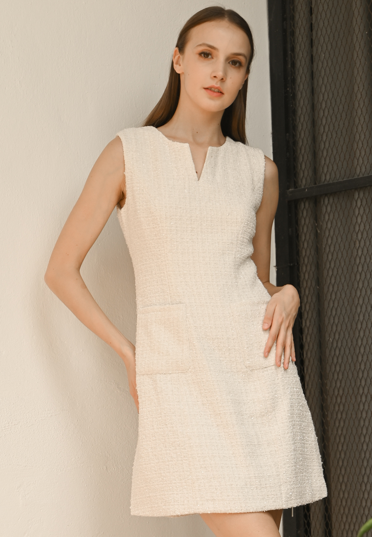 Bebebeige Chanel-Style Mini Dress