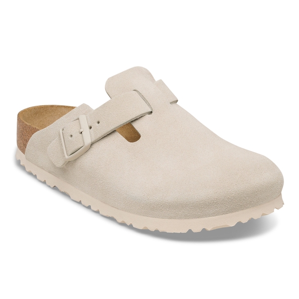 Birkenstock Boston Suede Leather Oyster
