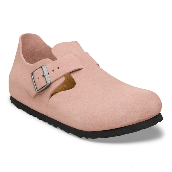 Birkenstock London Suede Leather Pink Clay