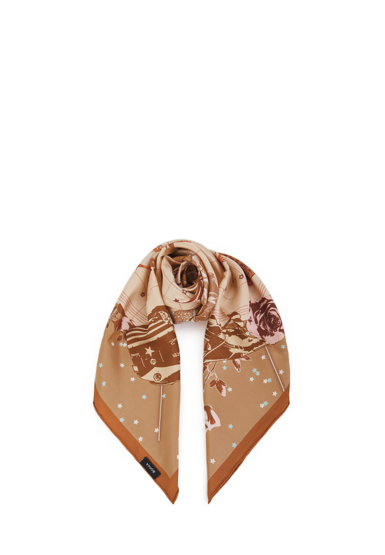 BONIA Blue Monde Travel Scarf