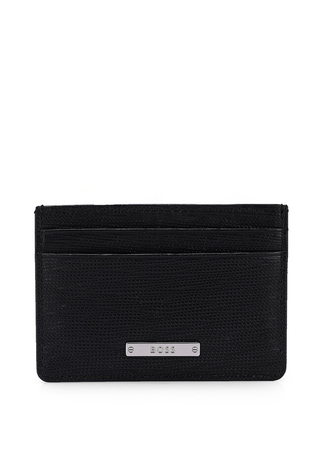 boss black wallet