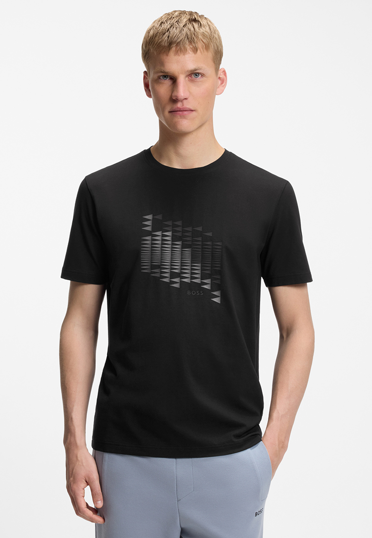 BOSS Flag Artwork T-Shirt - BOSS Green