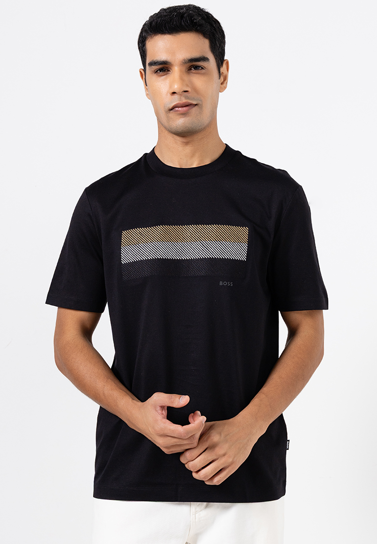 BOSS Stripe-Artwork T-Shirt - BOSS Mainline