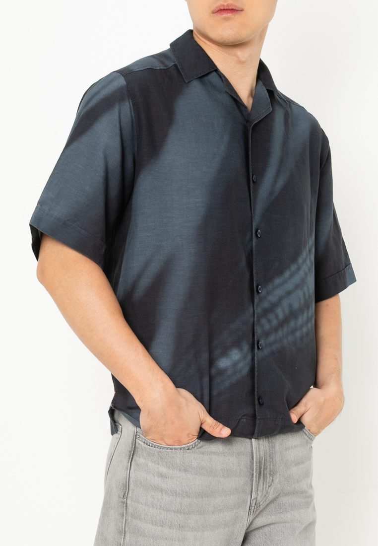 BOSS Printed Artwork Relaxed Fit Shirt - BOSS Orange