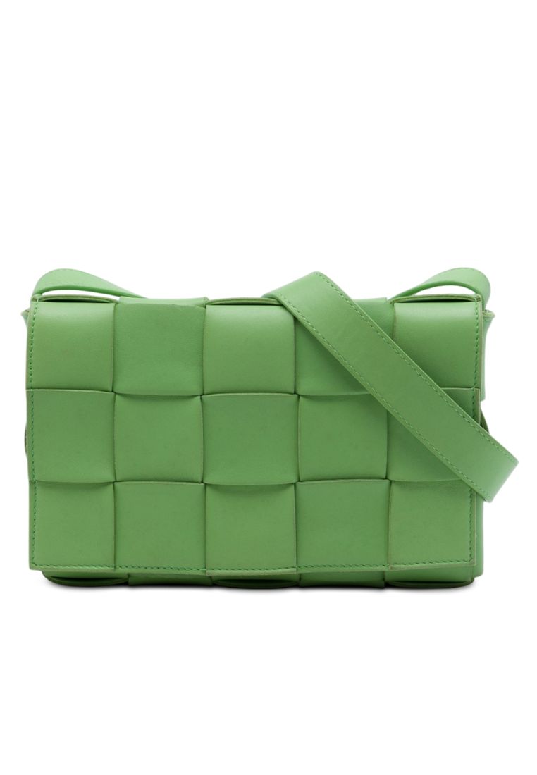 BOTTEGA VENETA Pre-Loved Bottega Veneta Nappa Intrecciato Cassette Crossbody