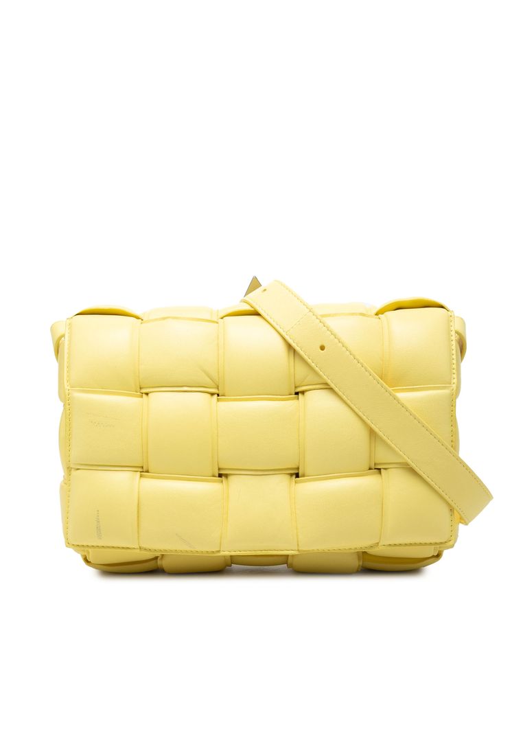 BOTTEGA VENETA Pre-Loved Bottega Veneta Nappa Intrecciato Padded Cassette Crossbody