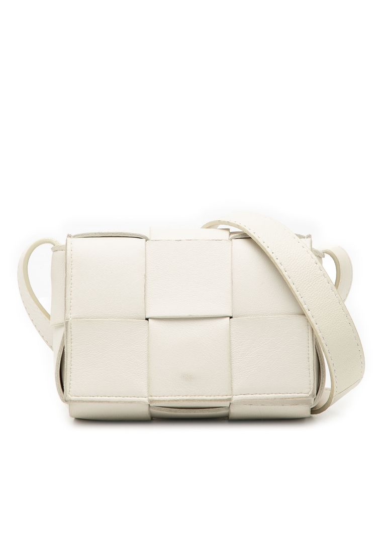 BOTTEGA VENETA Pre-Loved Bottega Veneta Extra Mini Nappa Maxi Intrecciato Cassette Crossbody