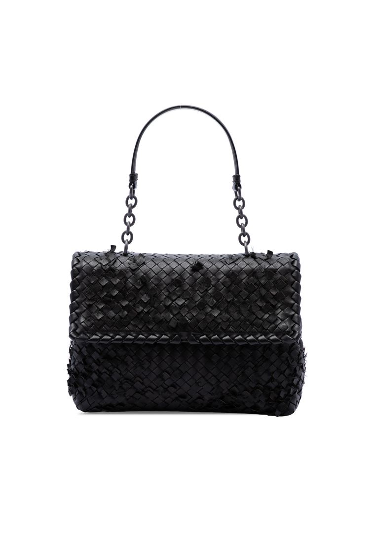 BOTTEGA VENETA Pre-Loved Bottega Veneta Nappa Intrecciato Tobu Olimpia Shoulder Bag