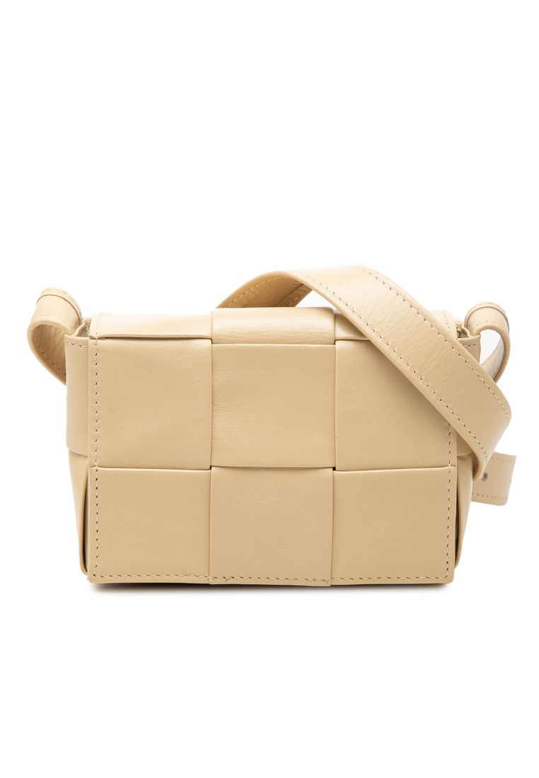 BOTTEGA VENETA Pre-Loved Bottega Veneta Candy Nappa Intrecciato Cassette Crossbody