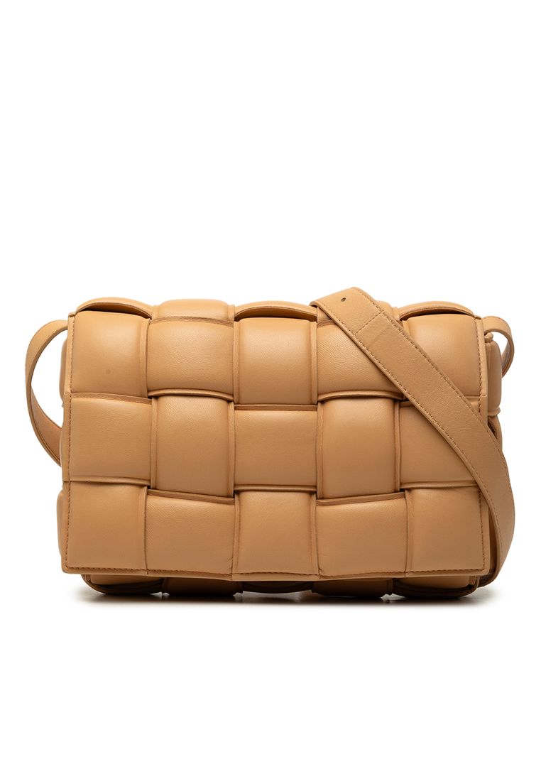 BOTTEGA VENETA Pre-Loved Bottega Veneta Nappa Intrecciato Padded Cassette Crossbody
