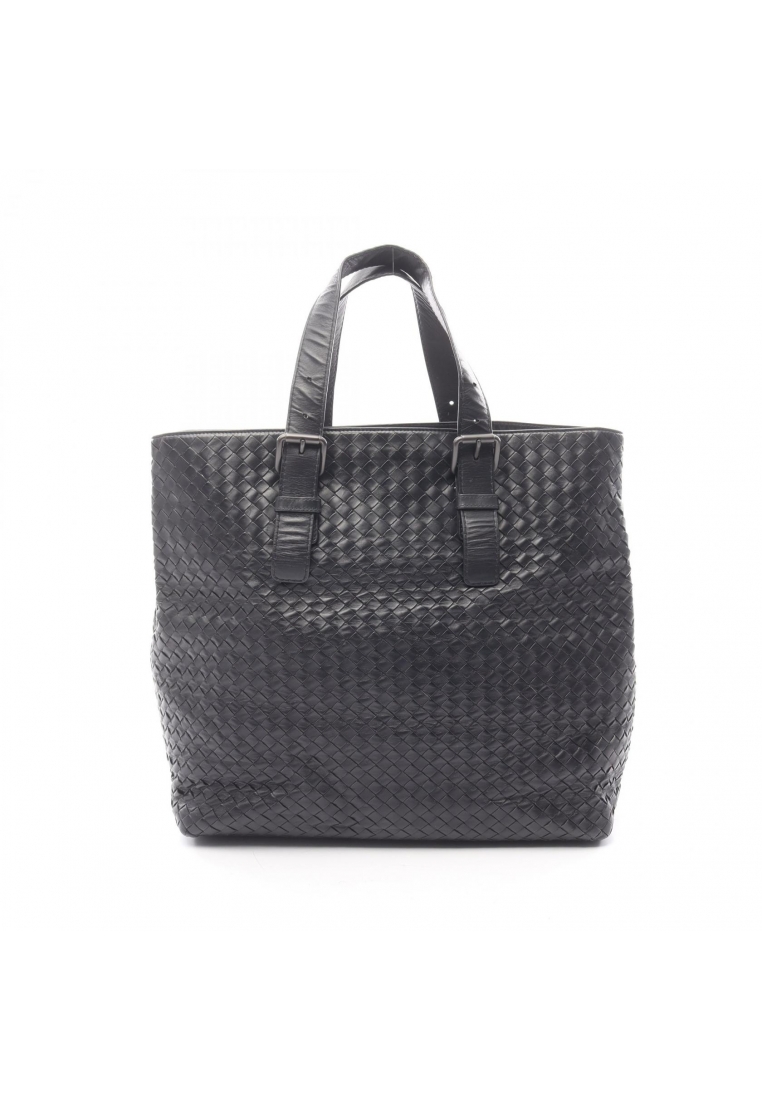 BOTTEGA VENETA Pre-Loved BOTTEGA VENETA Intrecciato Handbag tote bag leather black