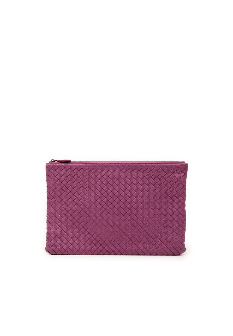 BOTTEGA VENETA Pre-Loved Bottega Veneta Nappa Intrecciato Clutch