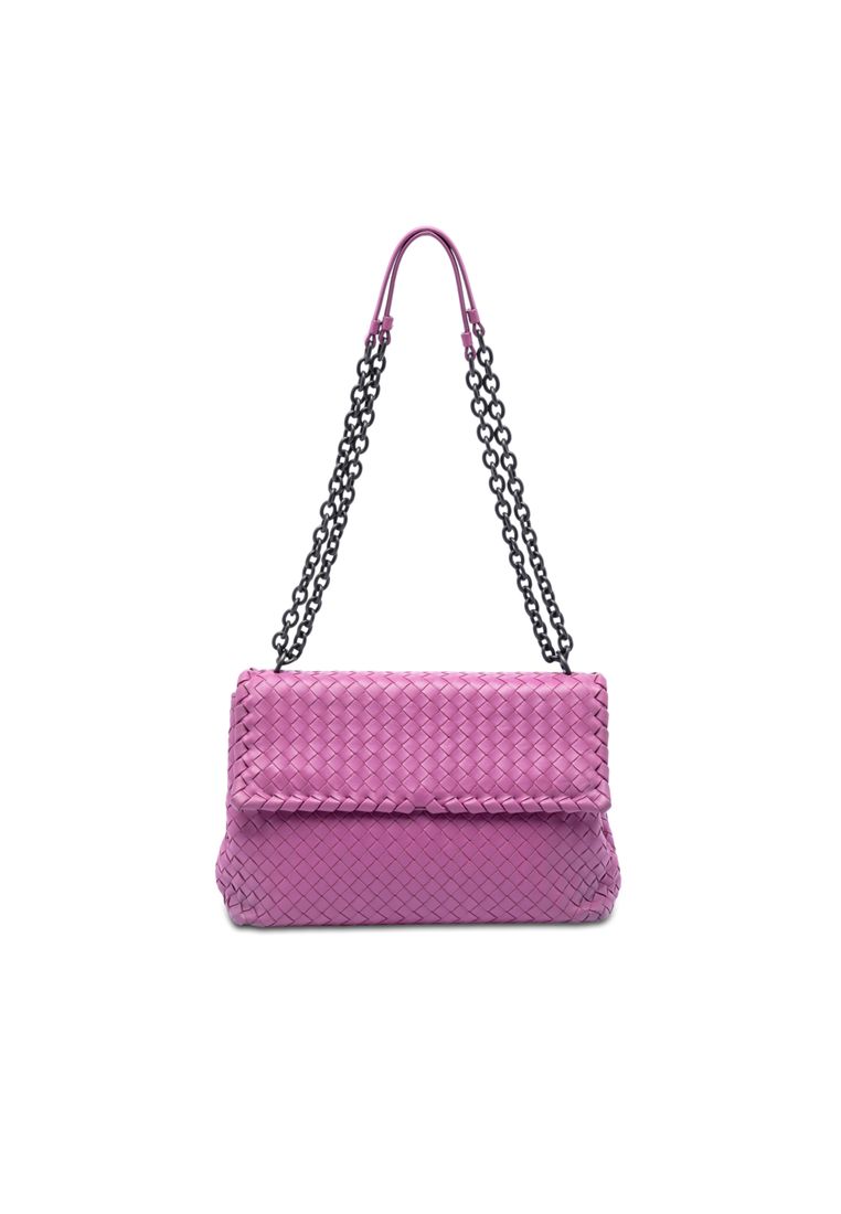 BOTTEGA VENETA Pre-Loved Bottega Veneta Medium Nappa Intrecciato Olimpia Shoulder Bag