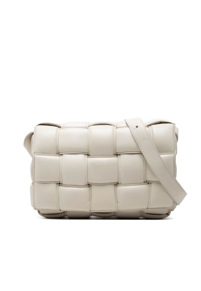 BOTTEGA VENETA Pre-Loved Bottega Veneta Nappa Intrecciato Padded Cassette Crossbody