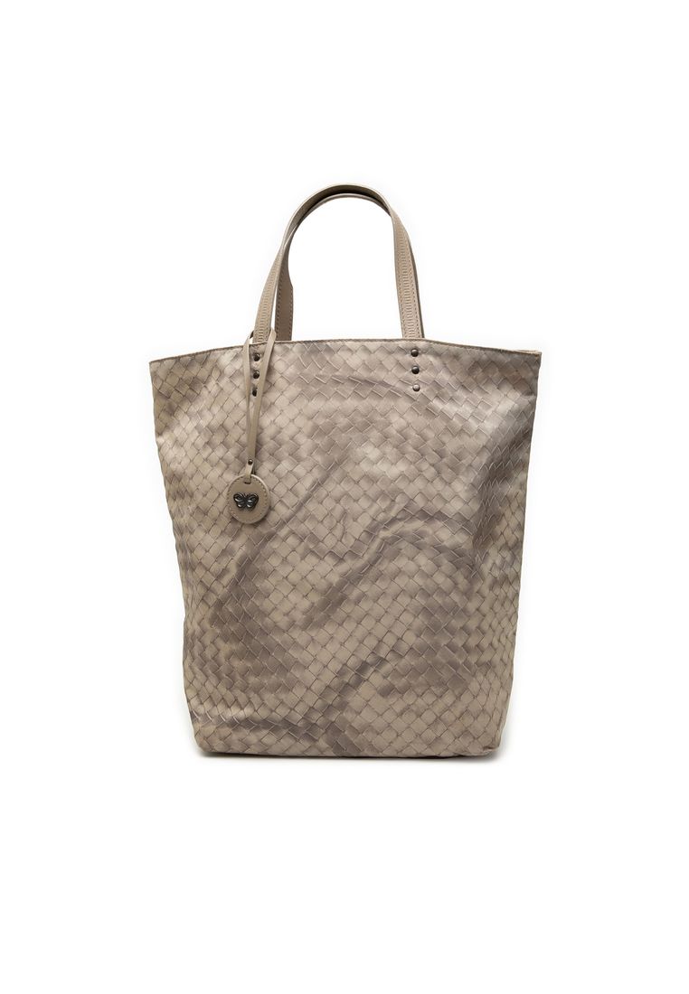BOTTEGA VENETA Pre-Loved Bottega Veneta Nylon Intrecciolusion Tote