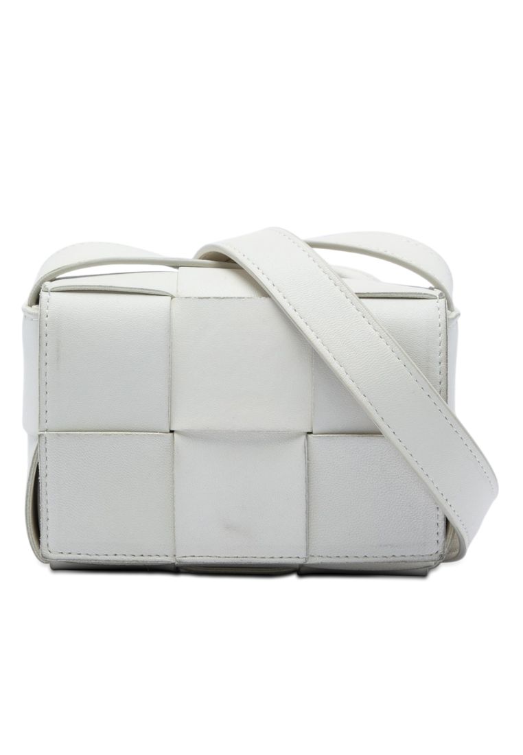 BOTTEGA VENETA Pre-Loved Bottega Veneta Candy Nappa Intrecciato Cassette Crossbody