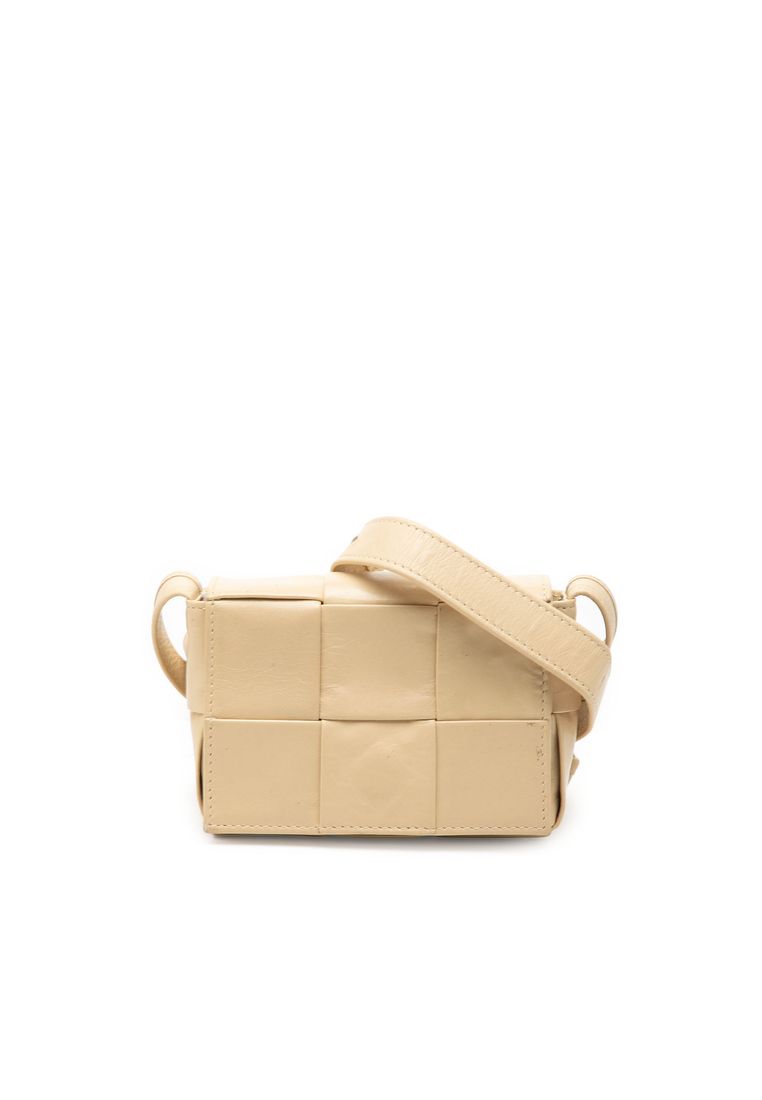 Bottega Veneta Pre-Loved Bottega Veneta Extra Mini Nappa Intrecciato Cassette Crossbody